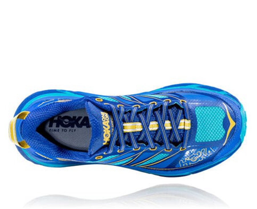 Tenis Trail Hoka One One Feminino Azuis - Mafate Speed 2 - 036-DLAIKX